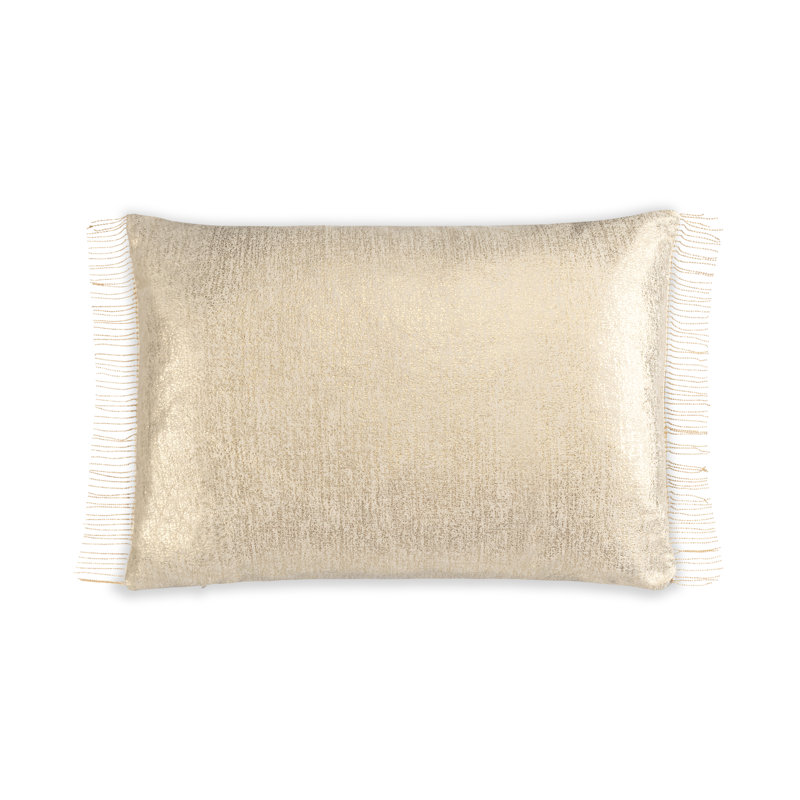 Maya Linen Rectangular, Beige/Gold