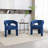 Demita 19.49'' H Tufted Velvet Upholstered Armchair-2054740869