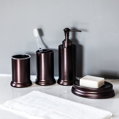 Bathroom Accessory Set Bathroom Tray Tumbler