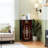 4 Drawer Dresser for Bedroom, Narrow Chest of Drawers, Wooden Top and Study Iron Frame 18"x37.5"-(WxH)