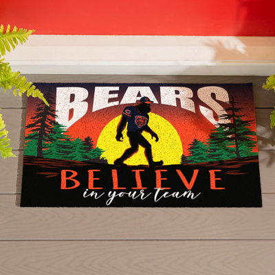 Chicago Bears Bigfoot PVC Doormat, 28 in x16 in