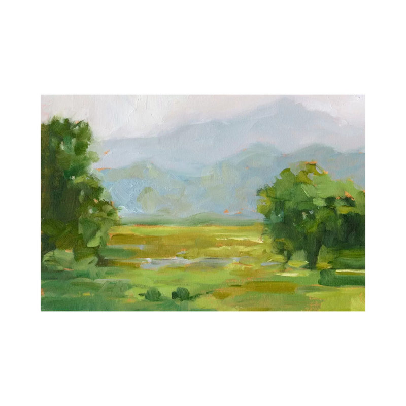 Mountain Backdrop III by Ethan Harper - Wrapped Canvas Gallery-Wrapped Canvas Giclée, 20.32 cm H x 30.48 cm W