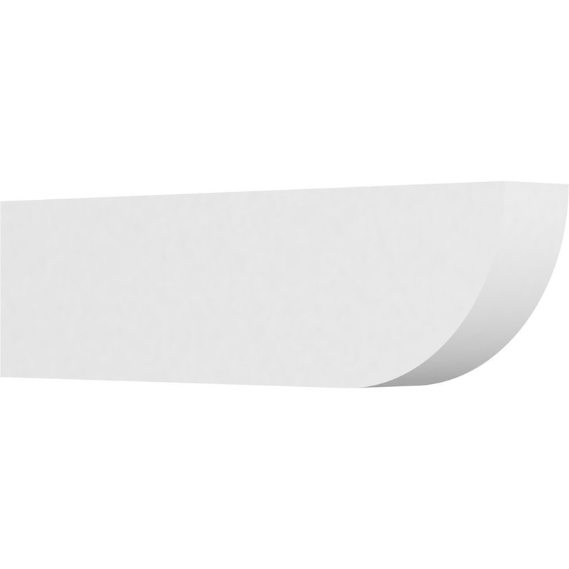 Queue de chevron standard en PVC de qualité architecturale Durham, H 10 po x L 5 po x P 36 po