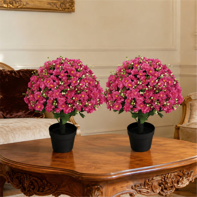 Fleurs de lotus en fausse neige 24 po, décor floral artificiel pour l'intérieur et l'extérieur