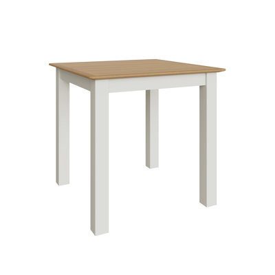Daris 80cm Square Dining Table. Solid Oak.