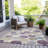 Machine Washable Indoor/Outdoor Xhevrie Plum Rug-2041648711