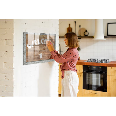 Magnetic Glass Photo Memo Board