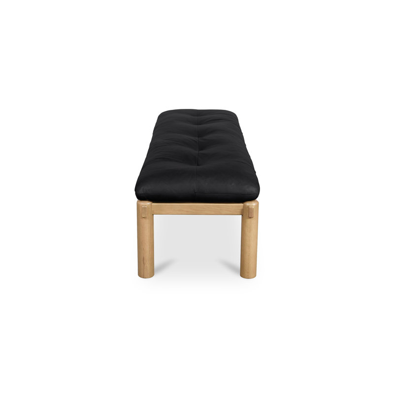 Costello Upholstered Bench, Black