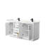 Meuble-lavabo double autoportant 66 po avec plateau en quartz Strada-98247766-92723691-92723688