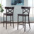 Zeitz Solid Wood Counter Stool-1650575156