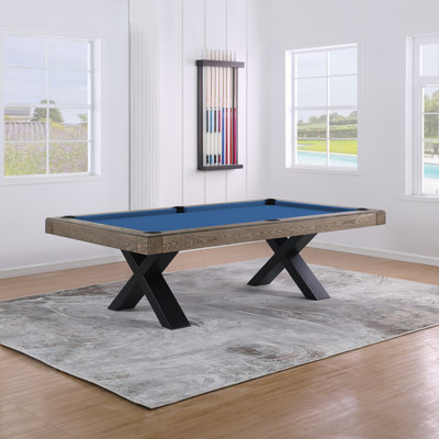 Table de billard en ardoise 8 pi Texas II avec pieds en acier