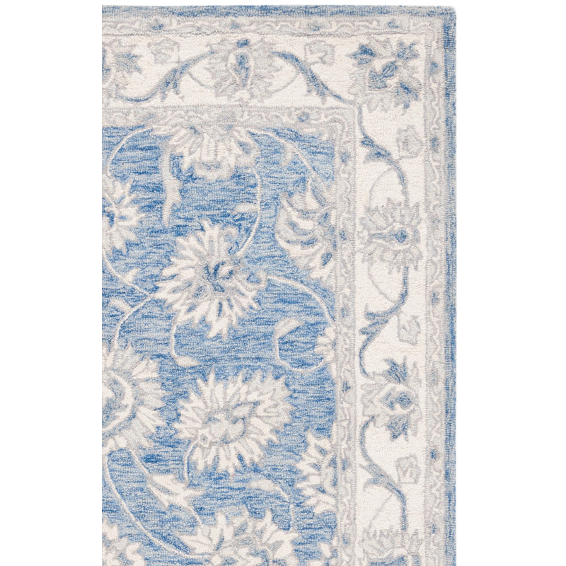 Vallelunga Hand Tufted Wool And Cotton With Latex Oriental Rug, Runner 2'3" x 8'