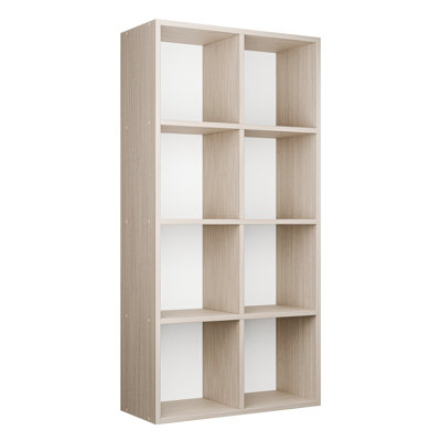 Solid Wood Decorative Storage 6-Cube Bookcase Ariana 7.2