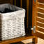 Banc de rangement pour vestibule avec attrait - Coussin pour chaussures, 3 portes, compartiment caché, look moderne brun, sièges spacieux, tendance