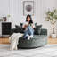 Fauteuil pivotant Fluffy Chenille