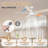 5-Blade Modern Ceiling Fan with Lights, Remote and Alexa Control, Quiet DC Motor, Dimmable, Outdoor Indoor-331082648-331082653