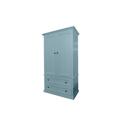 Modern Solid Wood Armoire