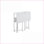 Bureau pliant blanc 31,5 pouces pour un petit bureau / bureau à domicile, robuste et amp; Rangement facile