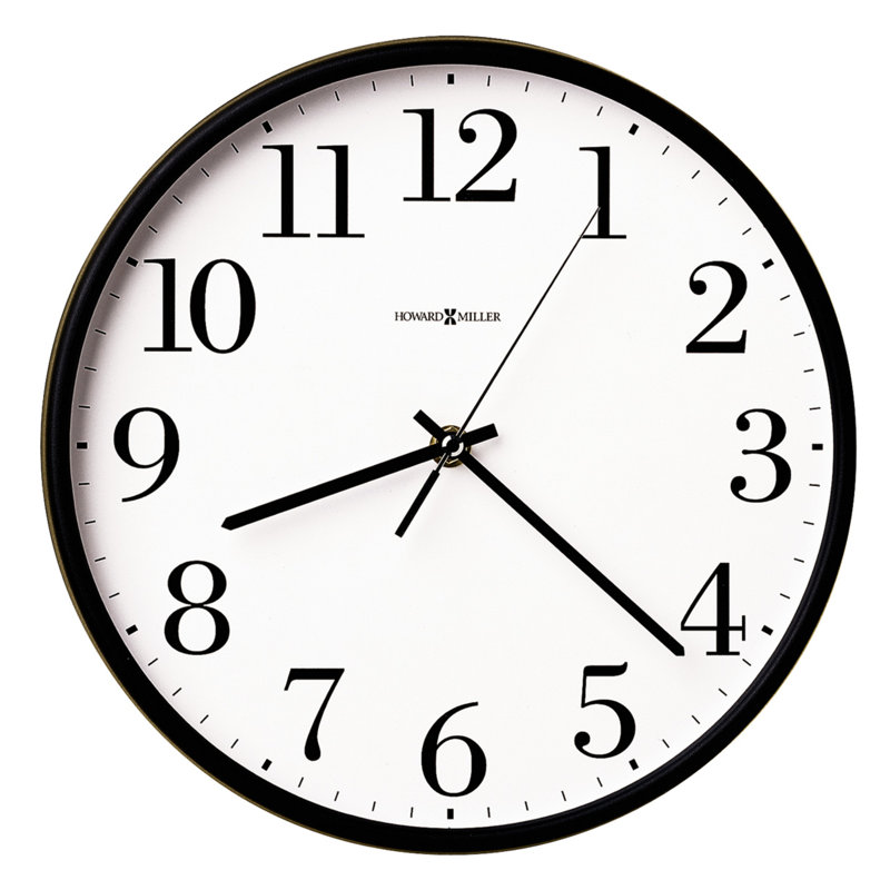 Glass Wall Clock