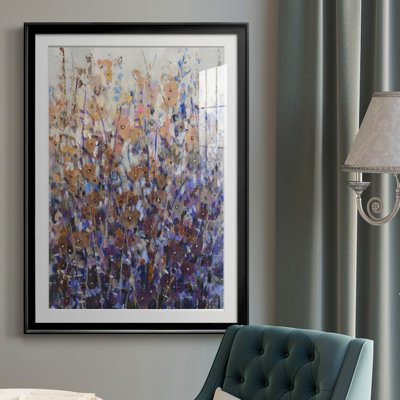 «Fall Wildflowers II», reproduction encadrée de qualité supérieure - prête à être accrochée