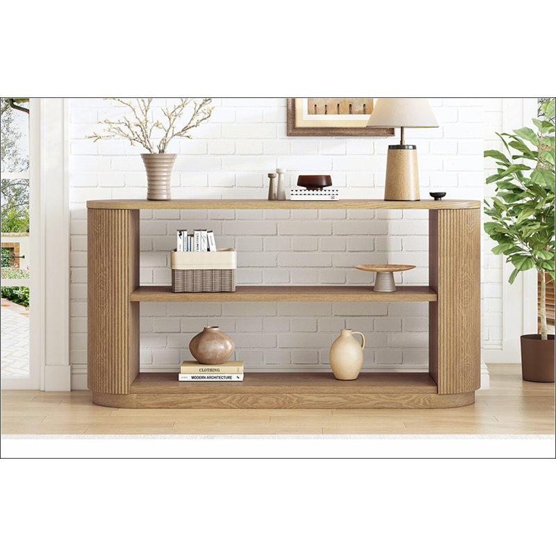 Console de vestibule moderne Mirod, Naturel