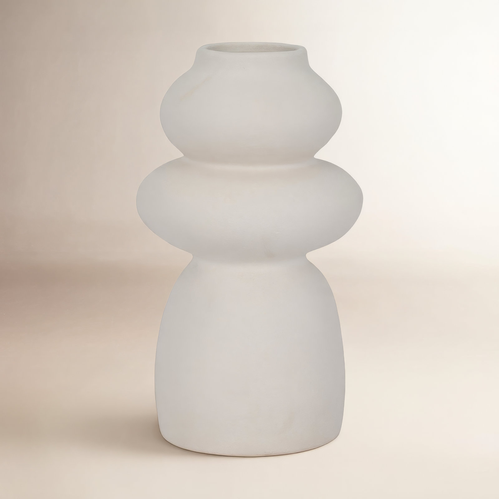 Ceramic Table Vase, 12" H x 8" W x 8" D