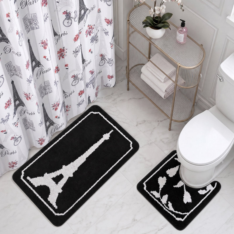 CHI Paris Love Bath Shower Set, Black/Red