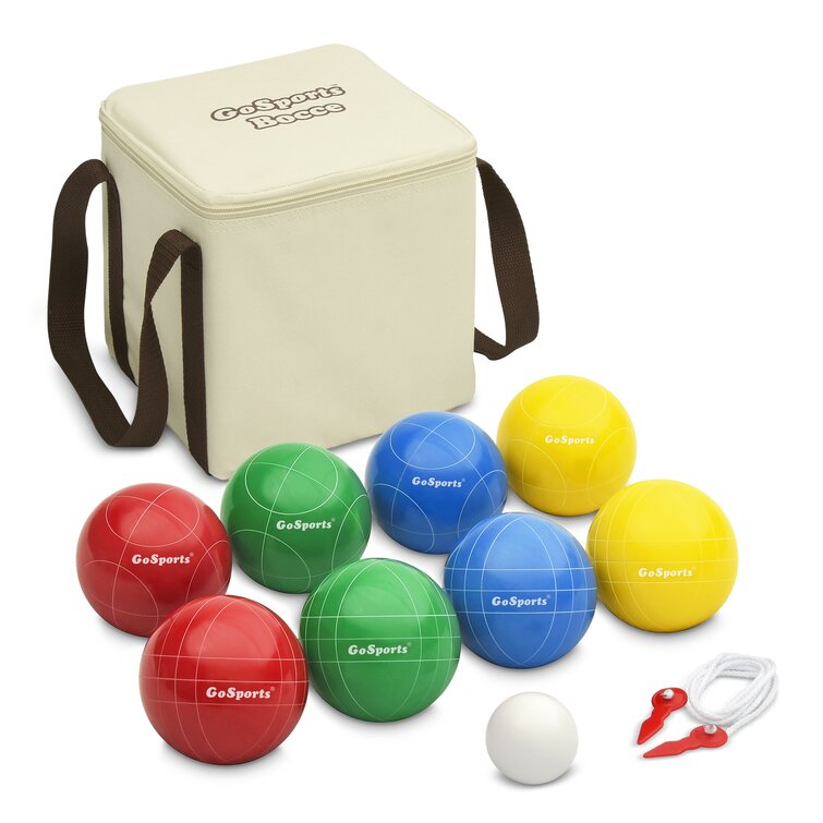 Petanque / Boules Set For Bocce and More with 8 Steel Tossing