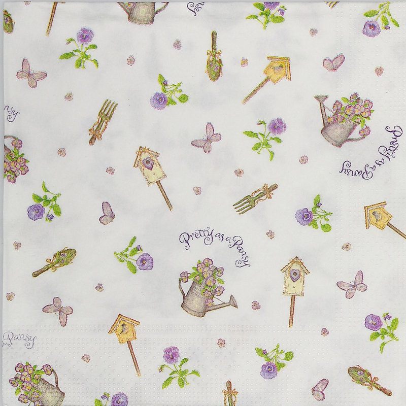 Paper Floral Napkin
