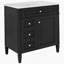 Meuble-lavabo de salle de bain 30 po avec lavabo supérieur, meuble-lavabo moderne avec 2 tiroirs et tiroir basculant, meuble-lavabo simple-1428099591