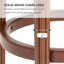 Tabouret de bar pivotant en cuir