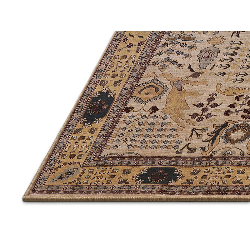Tapis oriental brun / noir Grapeland, Rectangle 8 pi x 12 pi