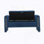 Banc de bout moderne avec accoudoirs et rangement, grand tabouret de repose-pieds rembourré, banc de meuble-lavabo de fenêtre confortable pour salon, chambre à coucher, dortoir, table basse, bleu marine Teddy-816446193