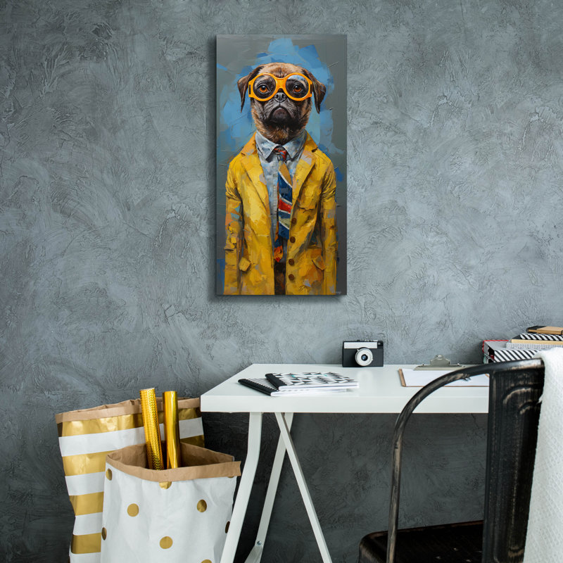 «Debout 3» par Sean Parnell, art mural sur toile