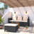 Jahmar 3-piece Patio Conversation Sectional Seating Group with Cushions