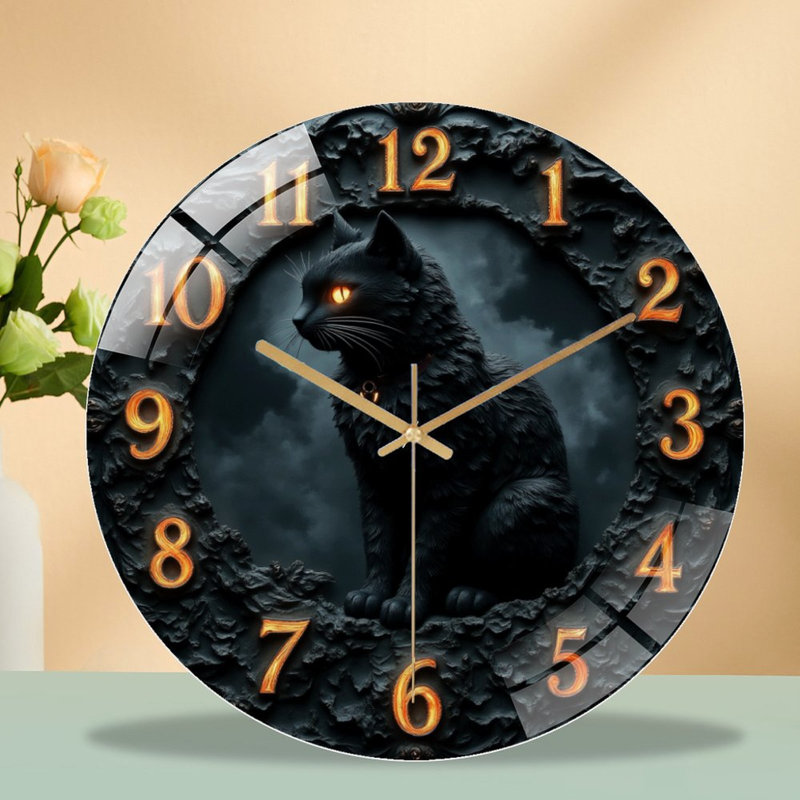 Horloge murale élégante 12 po