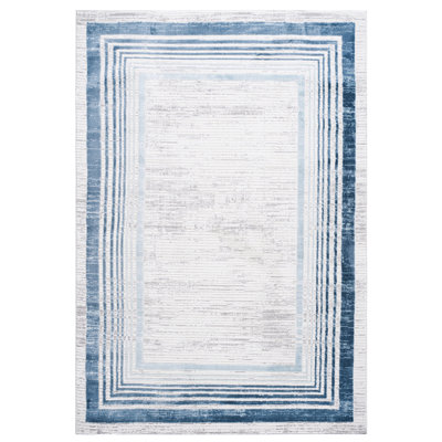 Tapis 6X9 en bleu
