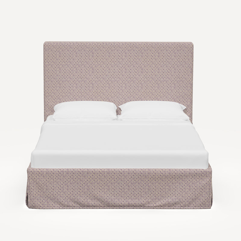 Shona Bed, Jr Aalap Lavender Geometric, California King