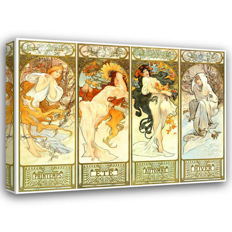 Les Saisons, 28" H x 38" W