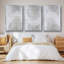 Snowdrift I - Ensemble de 3 reproductions sur toile-97706238-97706237