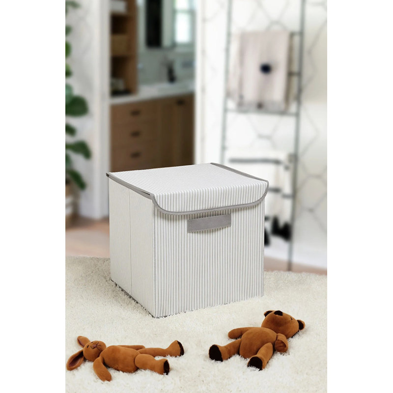 Boîte de rangement en feutre Cubby, Gris