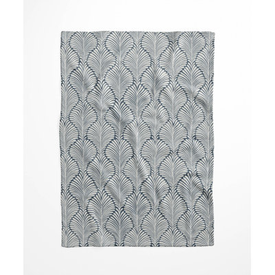 Elegant Palms Velveteen Fleece Blanket