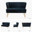 Noemi 2 Seater Velvet Sofa-165736742