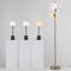 Ensemble de lampe de table 18 po en verre artistique avec abat-jour en forme de globe soufflé à la main, lumière douce, éclairage décoratif moderne pour la chambre à coucher, le salon et la décoration d'appartements-643912904