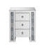 Table de bout en miroir, table de chevet, petite table d'appoint pour l'intérieur-1692791015