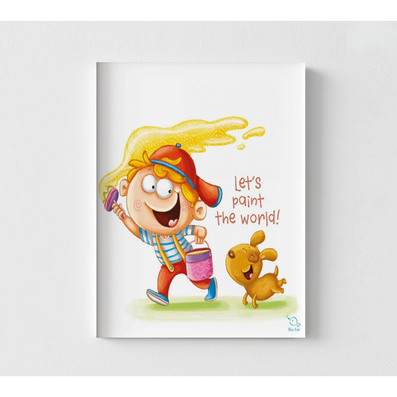 Let 's Paint, Ne s’applique pas, H 16 po x l 12 po, Impression sans cadre