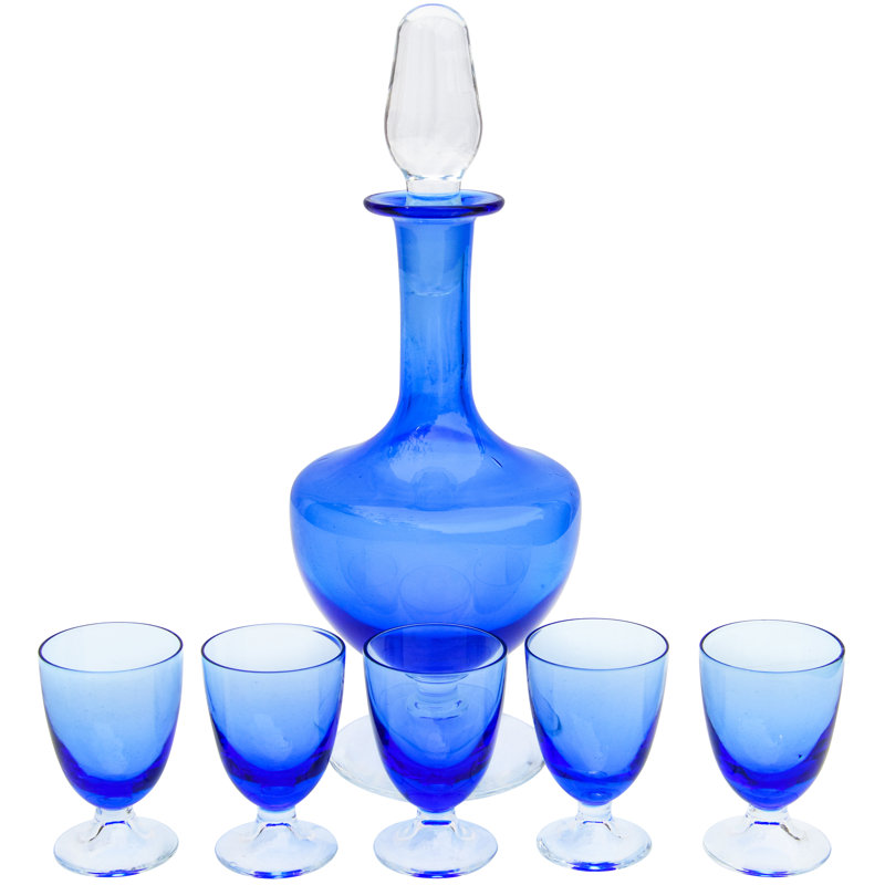 6 - Piece Glass Beverage Server Set