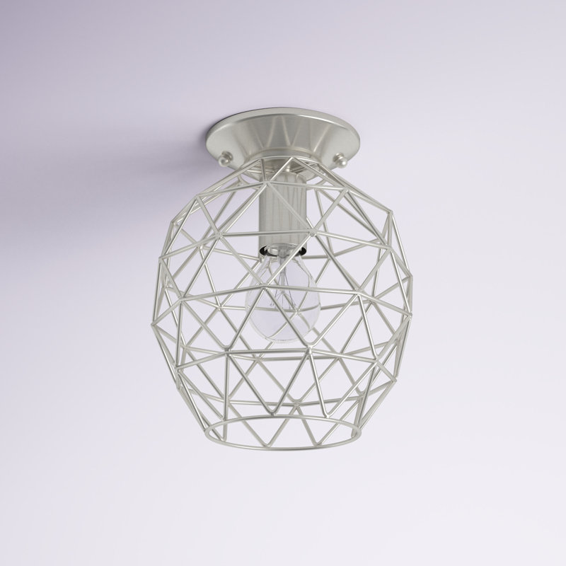 Tinley Flush Mount, Brushed Nickel