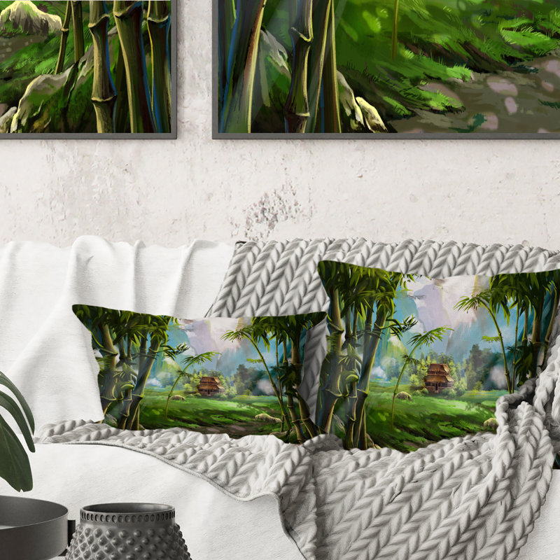 Coussin The House In Bamboo Forest