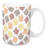 Simple Fall Leaf Pattern Coffee Mug